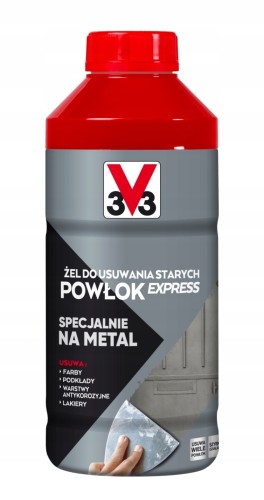 V33 środek do usuwania starych powłok z metalu 1 l