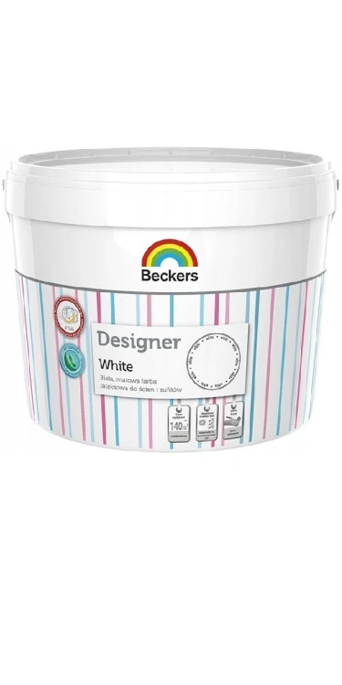 Farba lateksowa Beckers Designer White 10 l