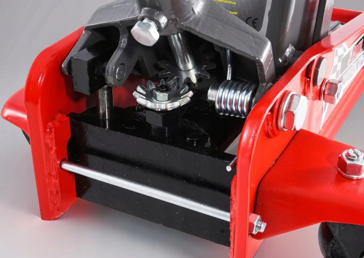 Podnośnik hydrauliczny samochodowy typu żaba 3 t 3000 kg - widok mechanizmu