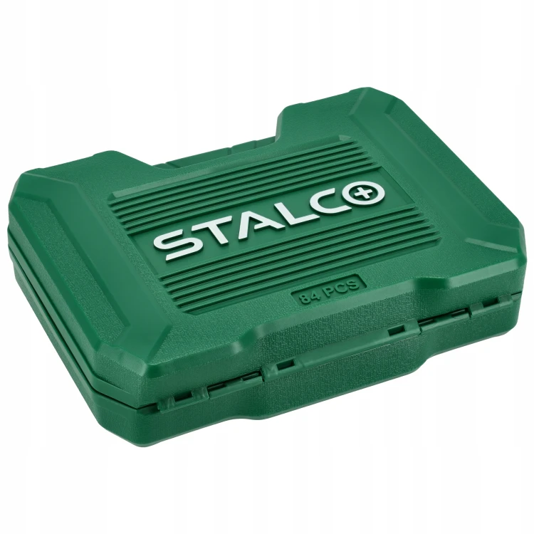 Zestaw kluczy nasadowych STALCO 1/2″ i 1/4″ – 84 elementy