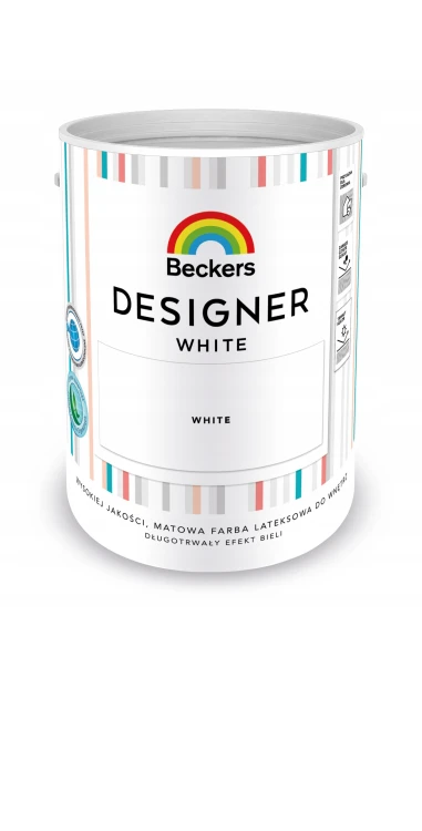 Farba lateksowa Beckers Designer White 5 l