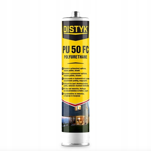 Szary uszczelniacz poliuretanowy DISTYK PU 50 FC 300 ml