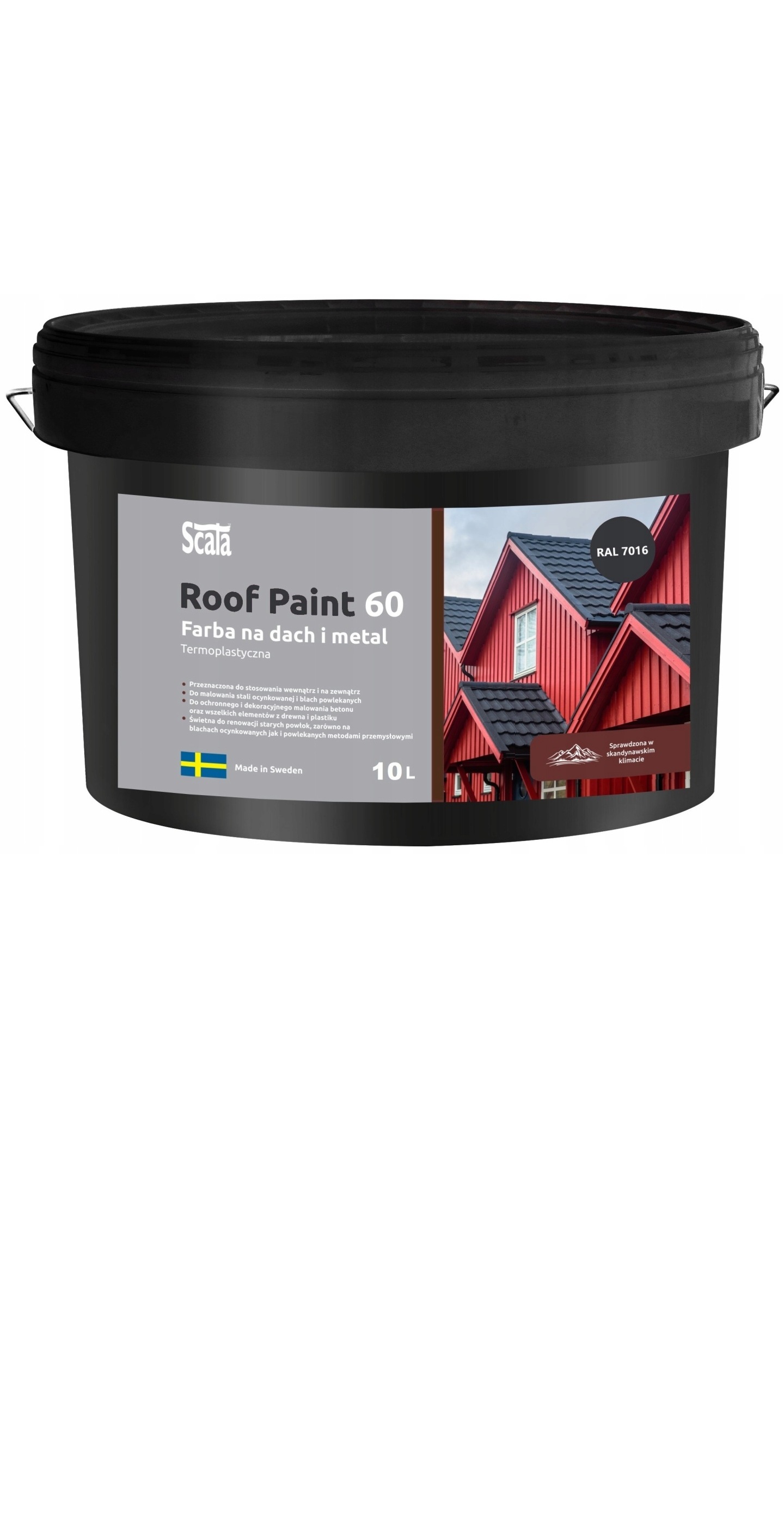 Farba do dachów SCALA Roof Paint 60 – RAL 7016